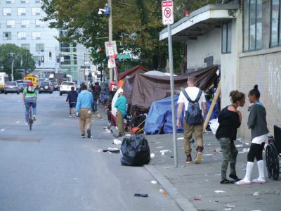 Activists push candidates on Mass and Cass