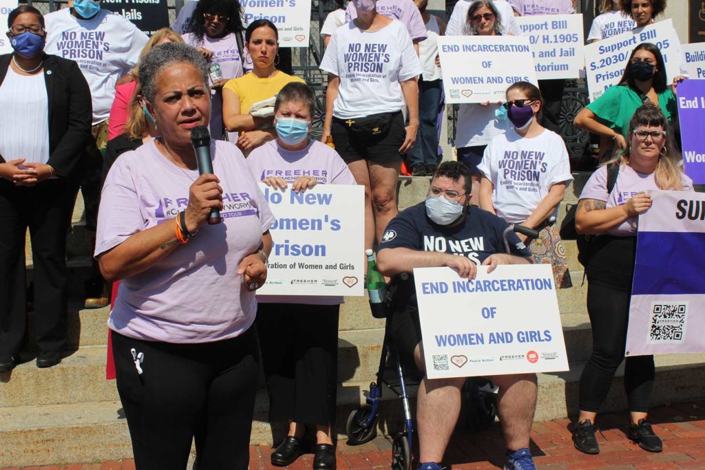 Activists march against prison Activists march against prison