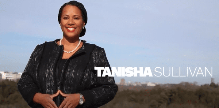 Tanisha Sullivan announces bid for secretary of state