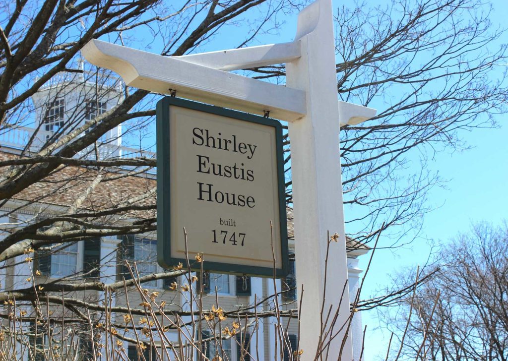 Evidence of slave quarters at Shirley Eustis House