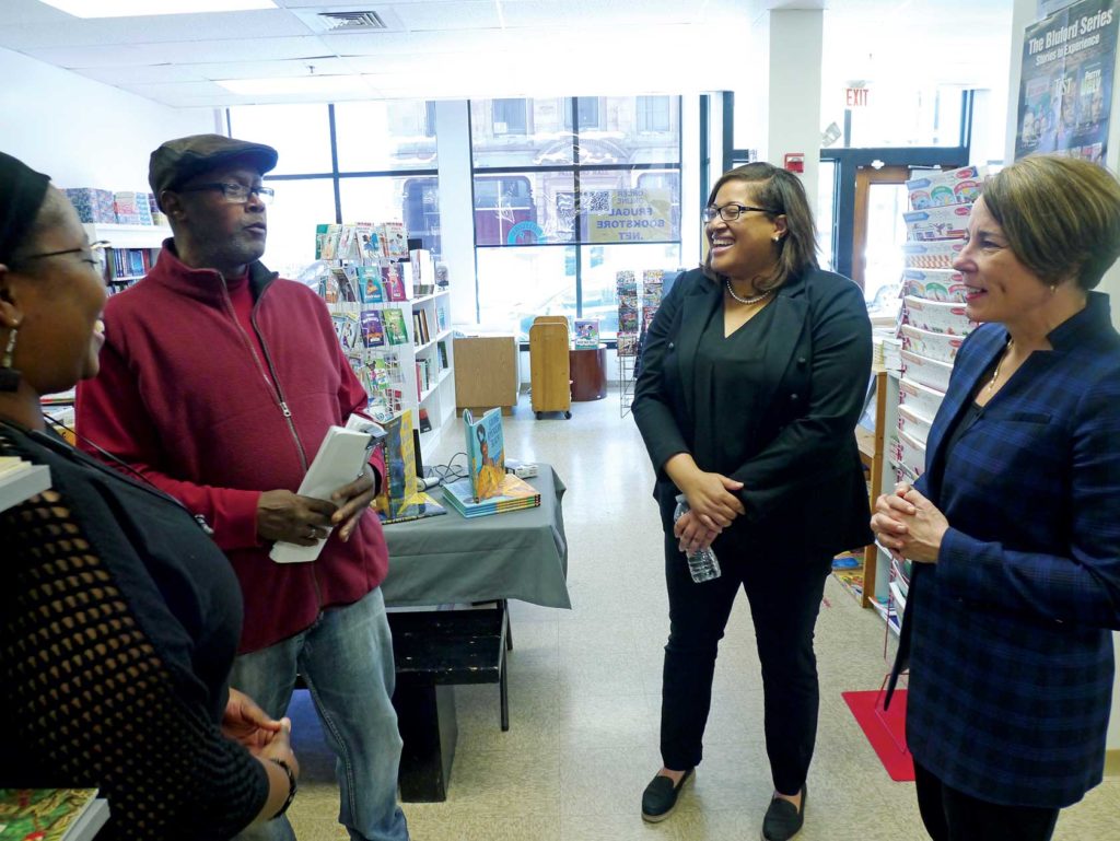 Healey talks business in tour of Nubian Sq. area
