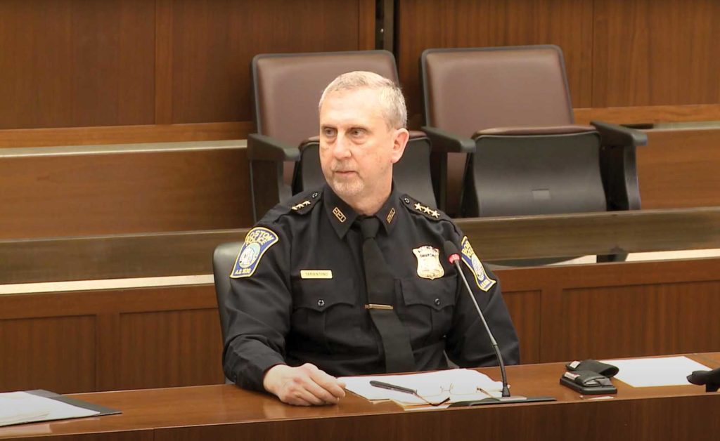 Councilors question police brass on budget Councilors question police brass on budget