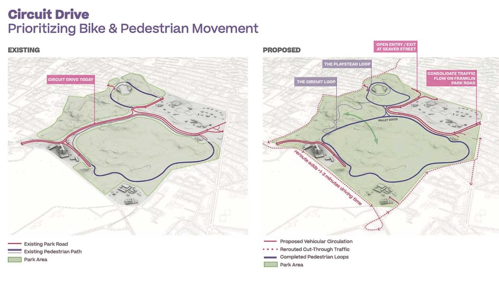 Plan would divert Franklin Park traffic through Roxbury Plan would divert Franklin Park traffic through Roxbury