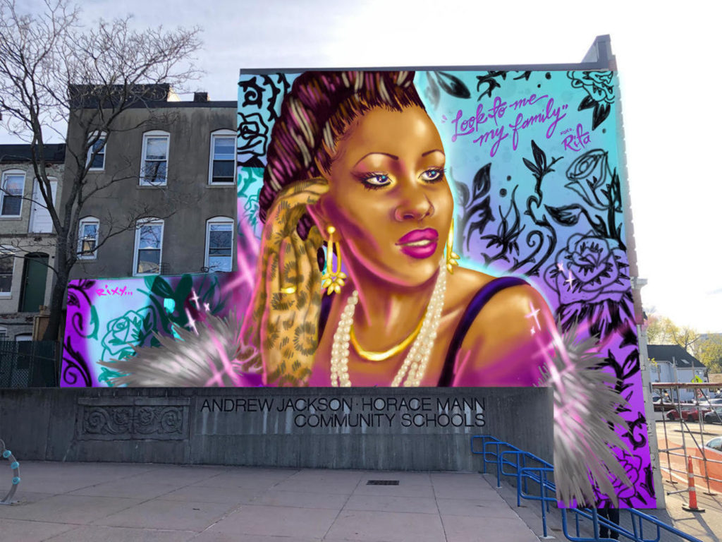 Allston mural pays homage to Rita Hester