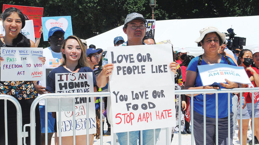 Asian Americans in DC rally call for multi-racial solidarity