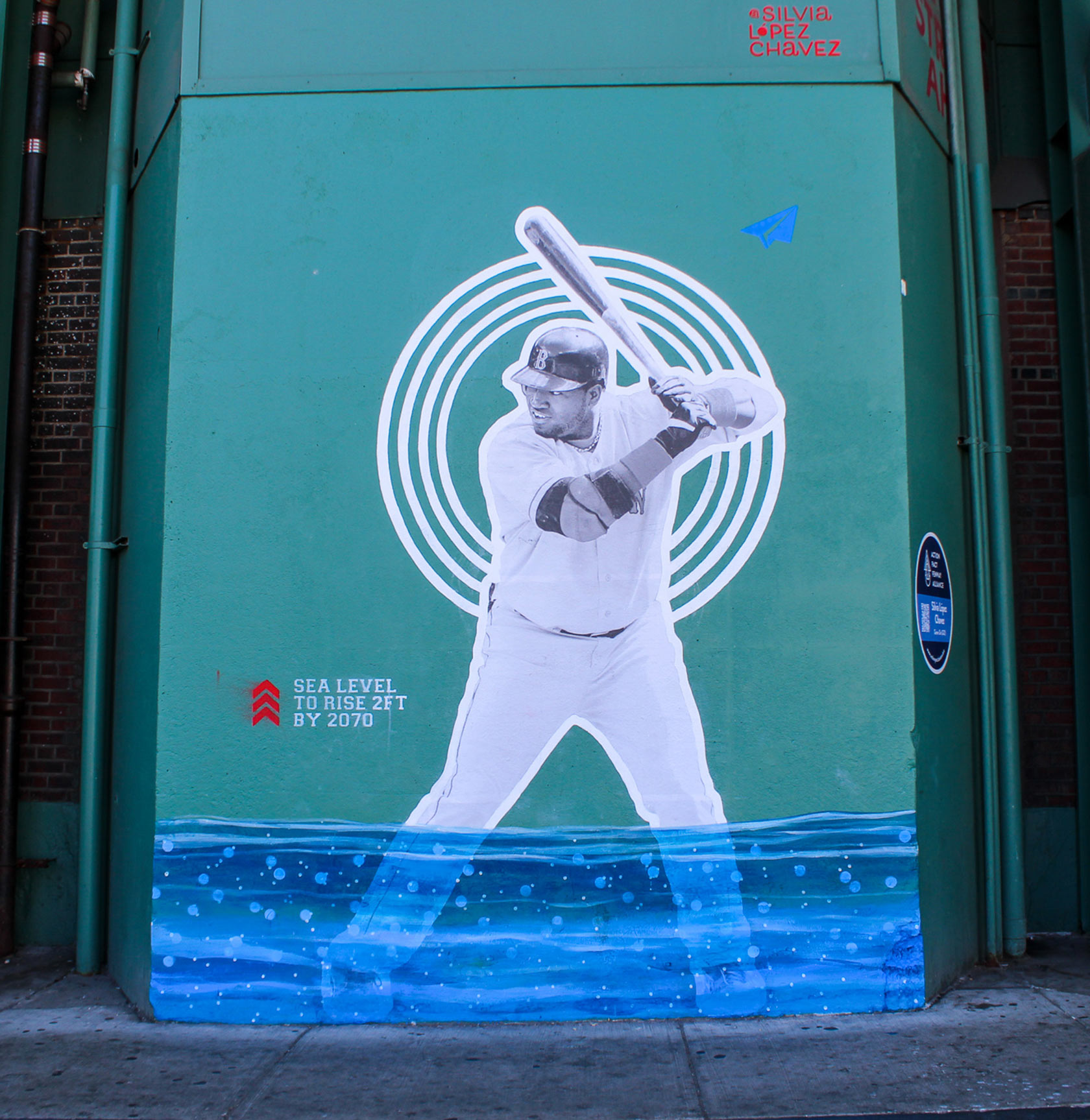 Big Papi climate change mural installed at Fenway Park - The Bay State  Banner