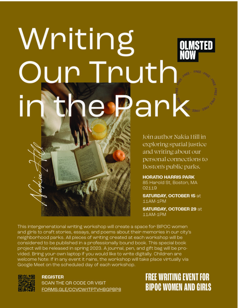 Writing Our Truth in the Park