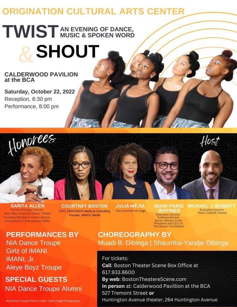 Twist & Shout! An Evening of Dance, Spoken Word & Music Twist & Shout! An Evening of Dance, Spoken Word & Music