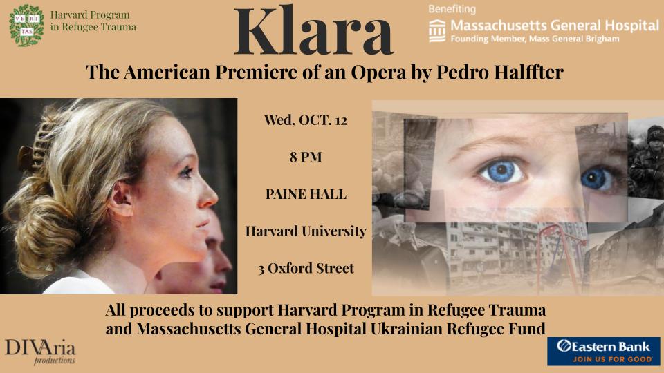 American Premiere of Pedro Halffter's Opera KLARA