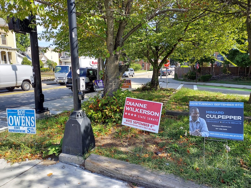 Candidates v. the people: is it ok to put signs on public property?