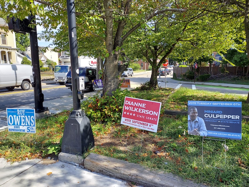 Candidates v. the people: is it ok to put signs on public property? Candidates v. the people: is it ok to put signs on public property?