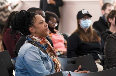 Pressley meets with constituents in Roxbury