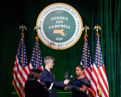 Andrea Campbell sworn in as Mass. attorney general