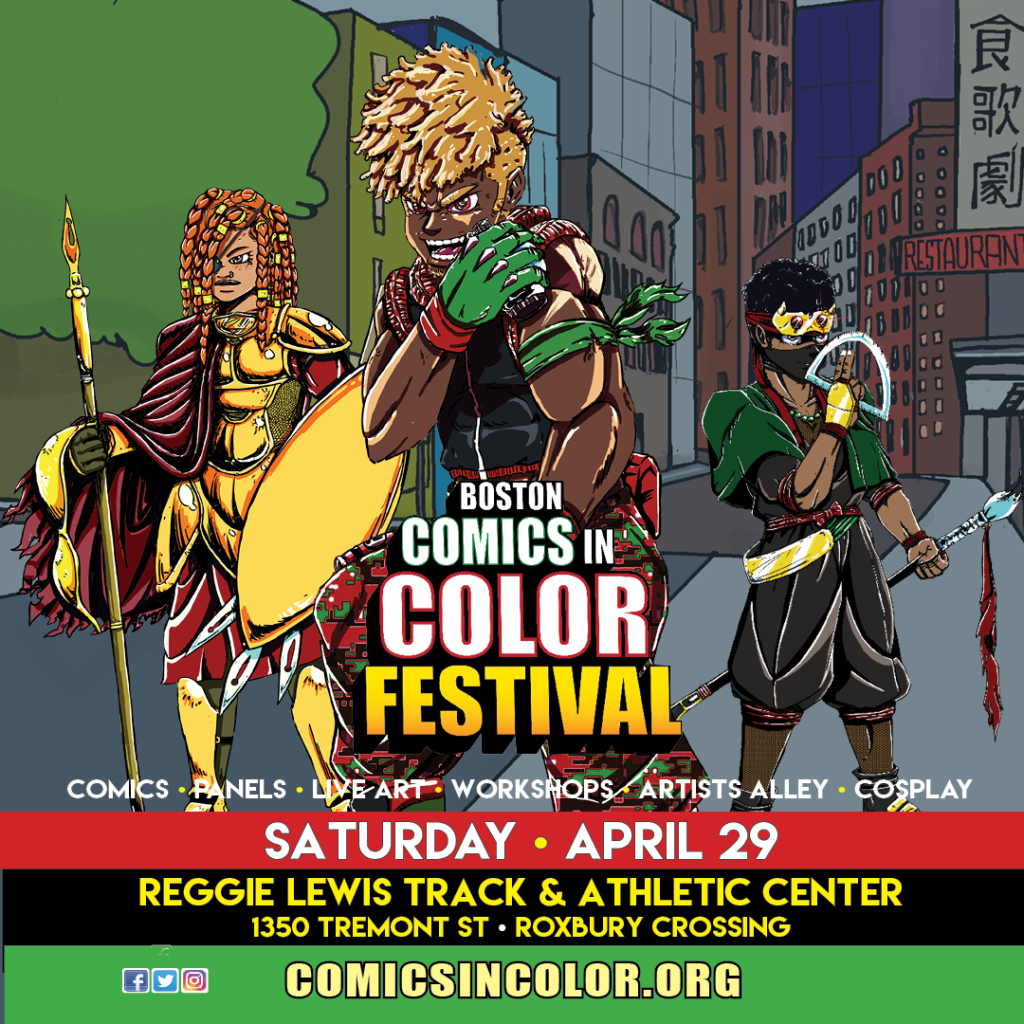 Boston Comics in Color Festival 2023 The Bay State Banner