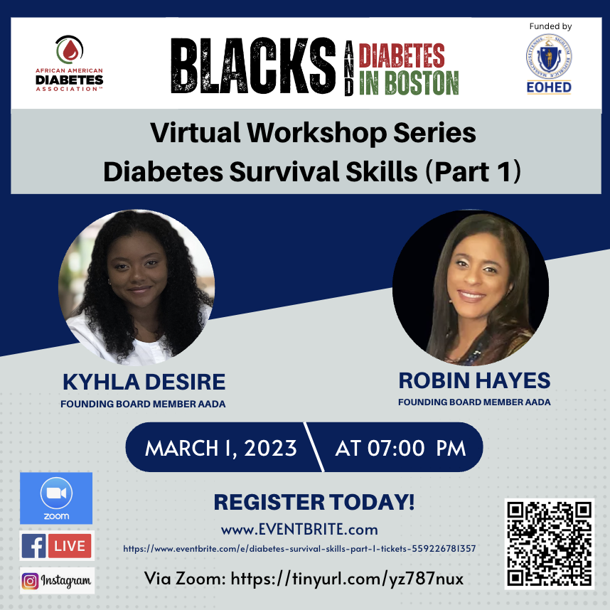 Virtual Workshop – Diabetes and Diabetes Survival Skills Virtual Workshop – Diabetes and Diabetes Survival Skills