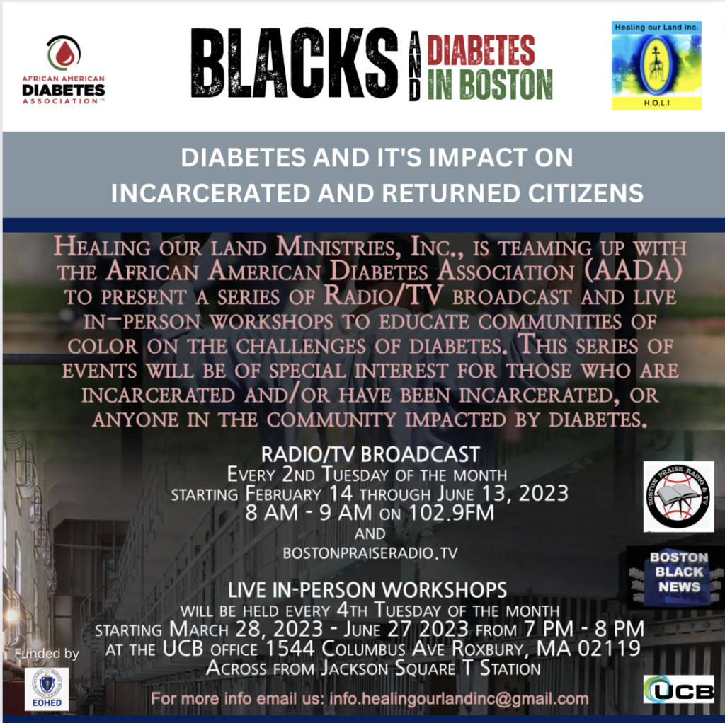 DIABETES: IT’S IMPACT ON INCARCERATED AND RETURNED CITIZENS DIABETES: IT’S IMPACT ON INCARCERATED AND RETURNED CITIZENS