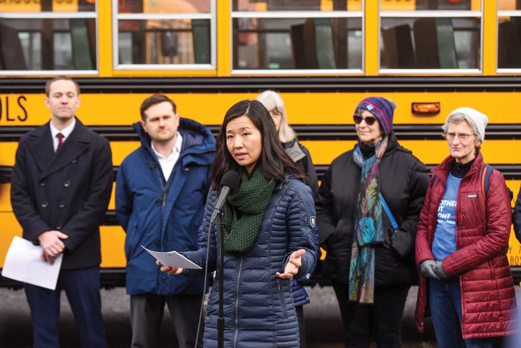 Wu won’t budge on elected school committee Wu won’t budge on elected school committee
