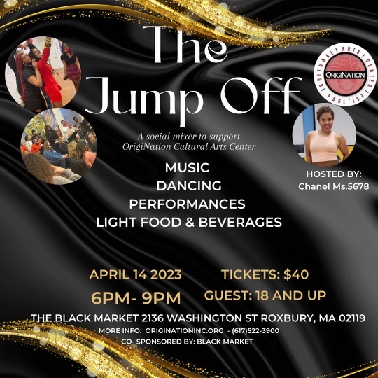 The Jump Off! A Social Mixer to Support OrigiNation Cultural Arts Center