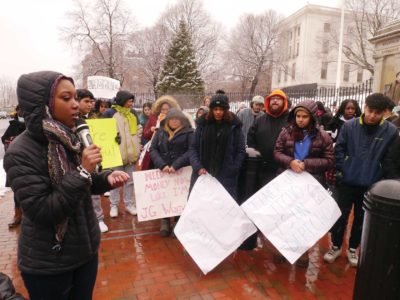 Youth groups rally for jobs at State House