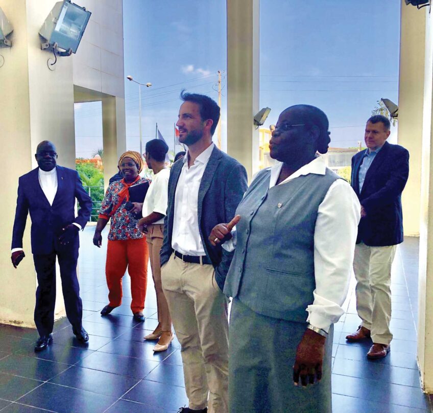 Catholic University of Angola building dedicated to Michael Kennedy