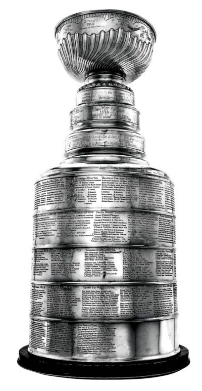 Black lips on the Stanley Cup