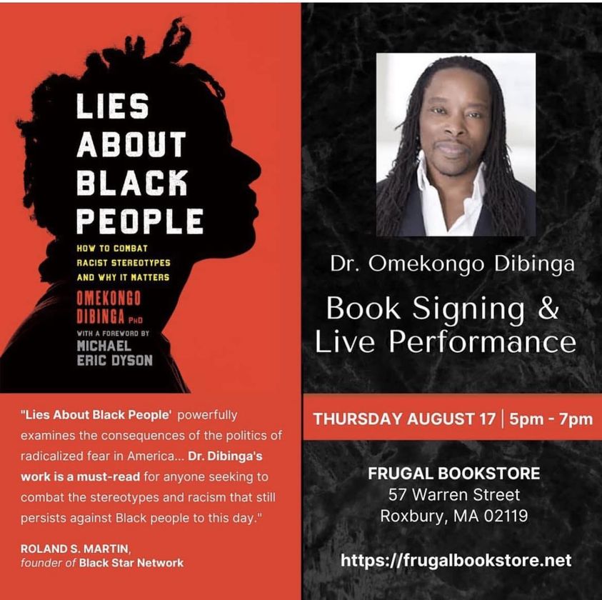 Dr. Omekongo Dibinga – Book Signing & Live Performance! Dr. Omekongo Dibinga – Book Signing & Live Performance!