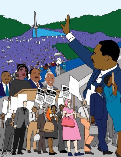 March on Washington counters Republican’s typical playbook