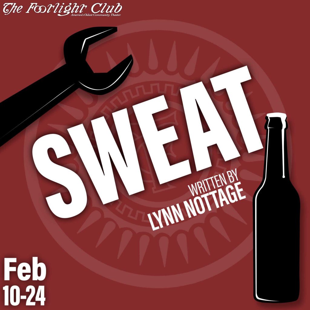Audition Notice: Sweat by Lynn Nottage at the Footlight Club Audition Notice: Sweat by Lynn Nottage at the Footlight Club