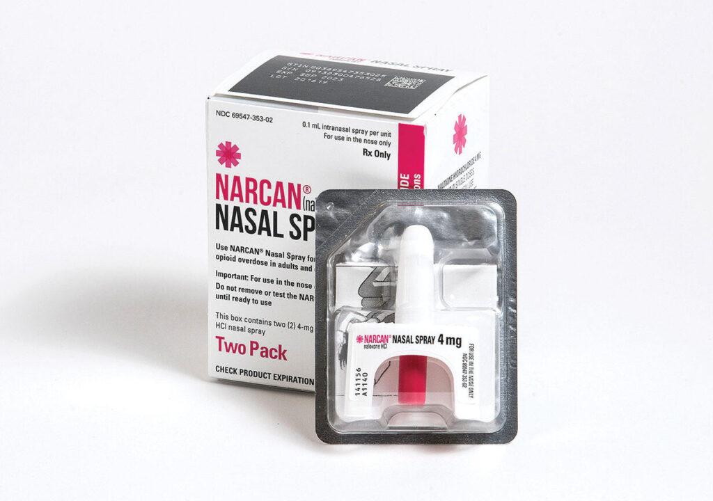 Opioid overdose nasal sprays available over the counter