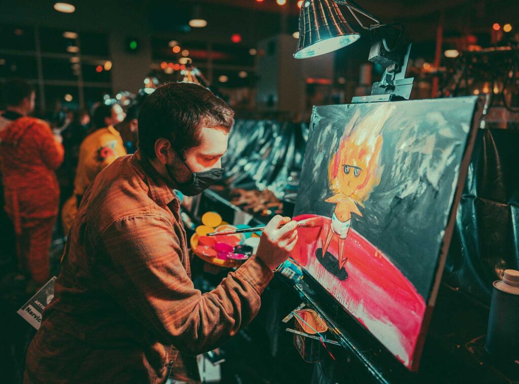 Artist Narvicto DeJesus employs a cast of characters to explore emotion Artist Narvicto DeJesus employs a cast of characters to explore emotion