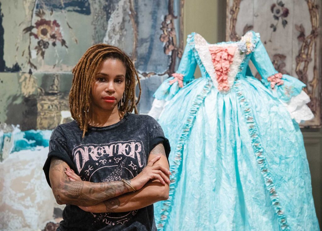 Haitian artist uses fashion to probe power structures in ‘Rewriting History’ at Gardner Museum