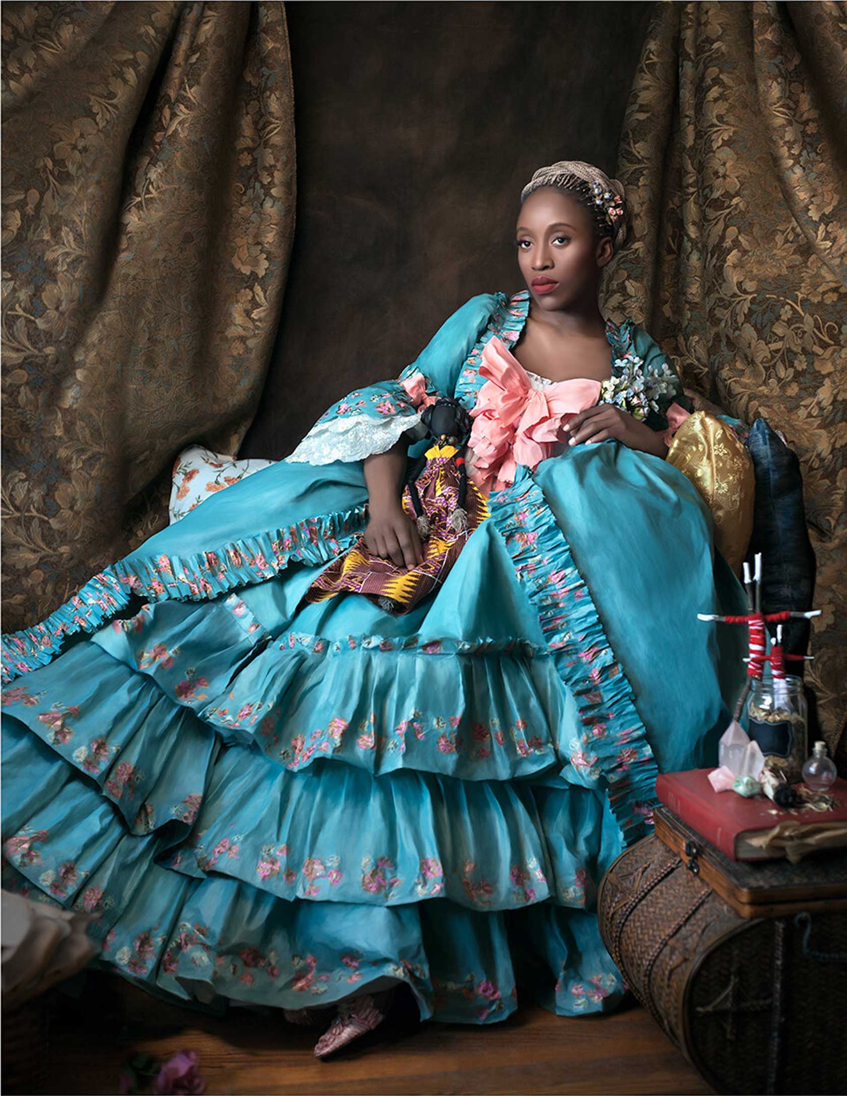 Haitian artist uses fashion to probe power structures in ‘Rewriting History’ at Gardner Museum