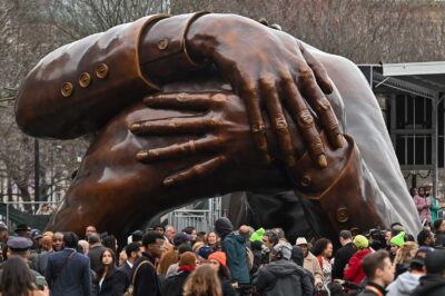 Remembering MLK: ‘The Embrace’ sculpture marks a milestone